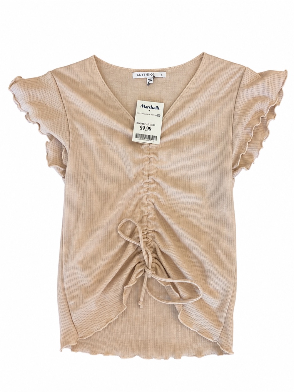 ANTISTAR Top Beige Short Sleeve Top